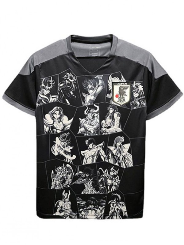 Japan special edition jersey black cartoon saint seiya soccer uniform men's sportswear football kit top sports shirt 2023-2024